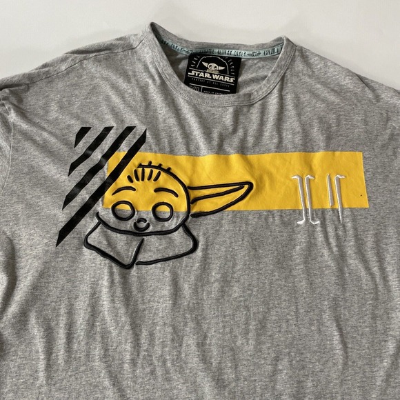 Disney Star Wars Shirt 50th Anniversary Embroidered YODA‎ The Child Mens Size XL - Picture 2 of 12